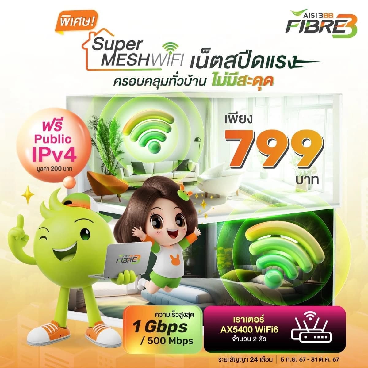 โปรโมชั่น Super MESH WiFi